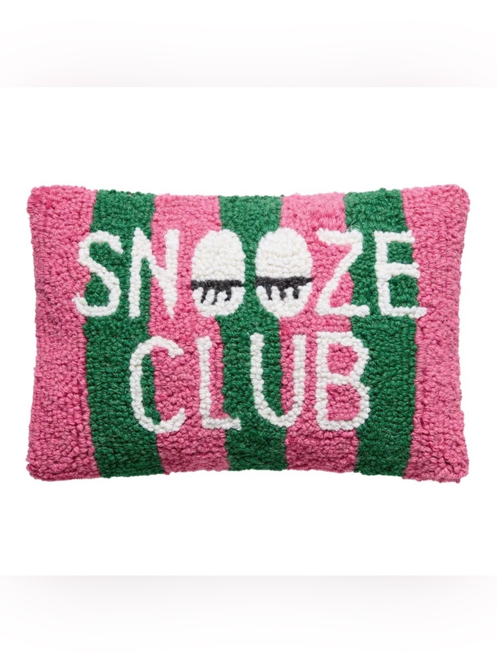 NWT Peking handicraft hook Pillow snooze club 8x12